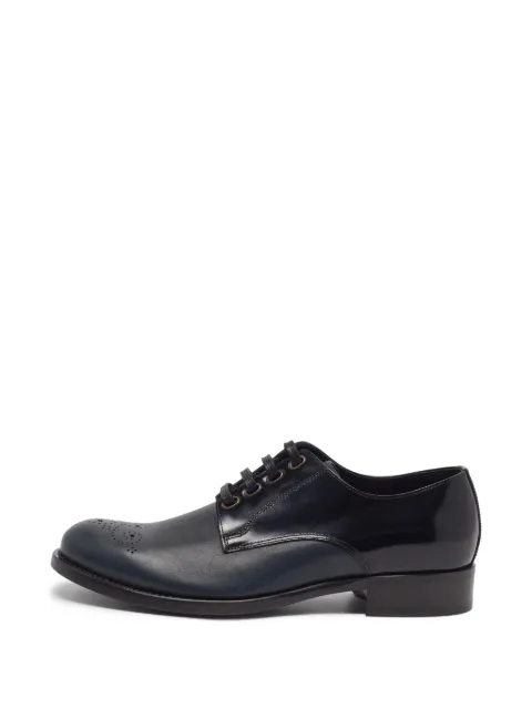 Dolce & Gabbana Pre-Owned zapatos oxford con agujetas y detalle de perforaciones