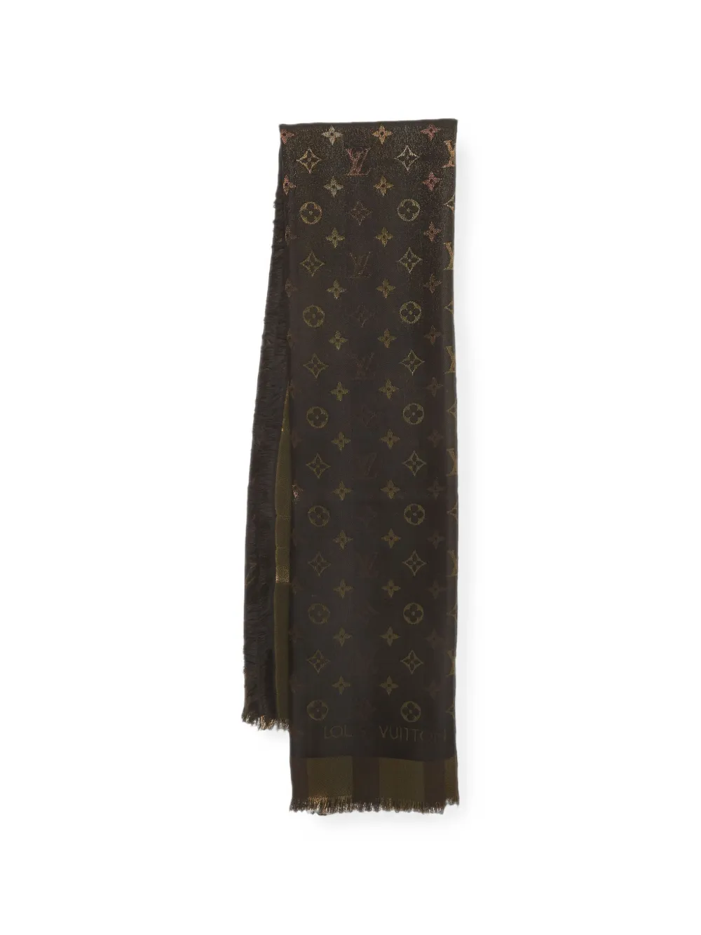 Louis Vuitton Pre-Owned Monogram So Shine shawl - Nero