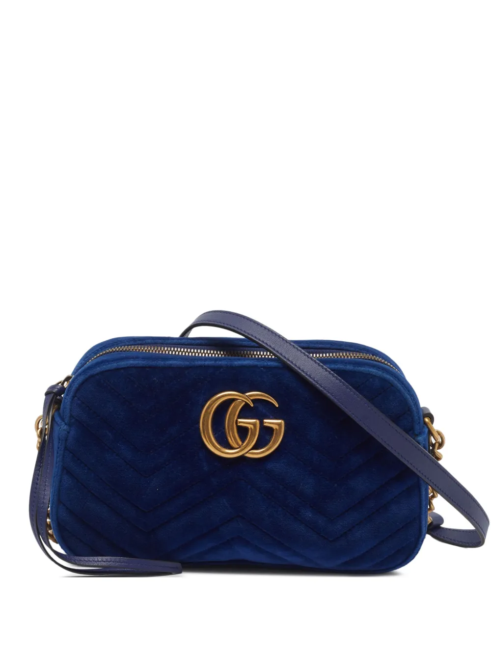 Gucci Pre-Owned GG Marmont shoulder bag - Blu