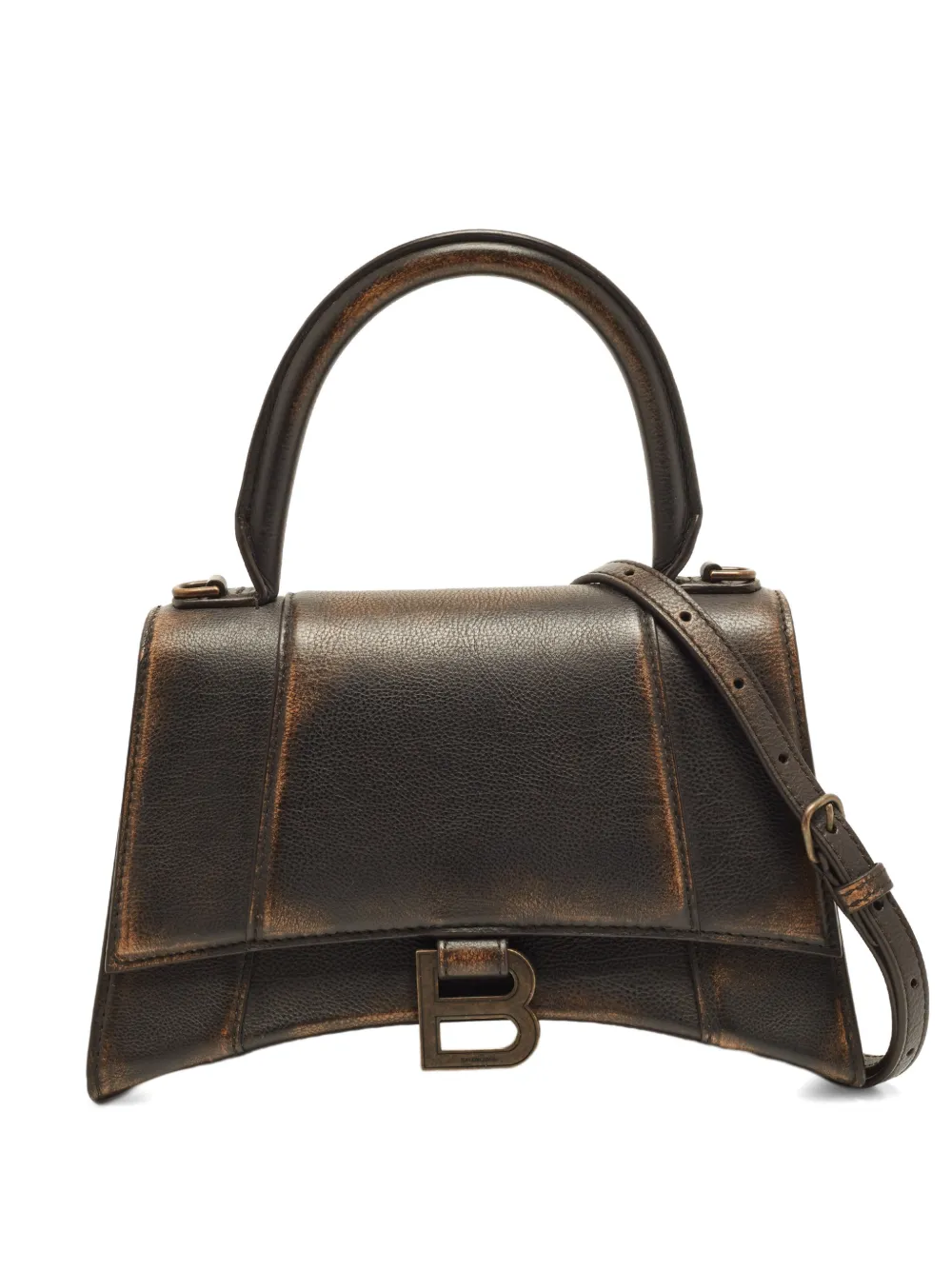 Balenciaga Pre-Owned petit sac à main Hourglass - Marron
