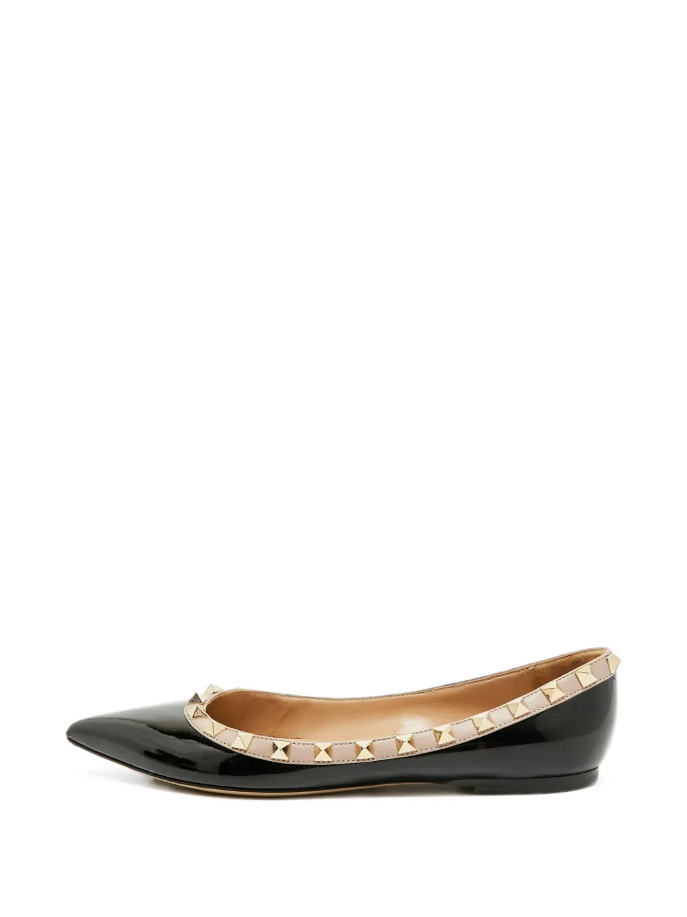Valentino Garavani Pre-Owned Rockstud ballet flats - Schwarz