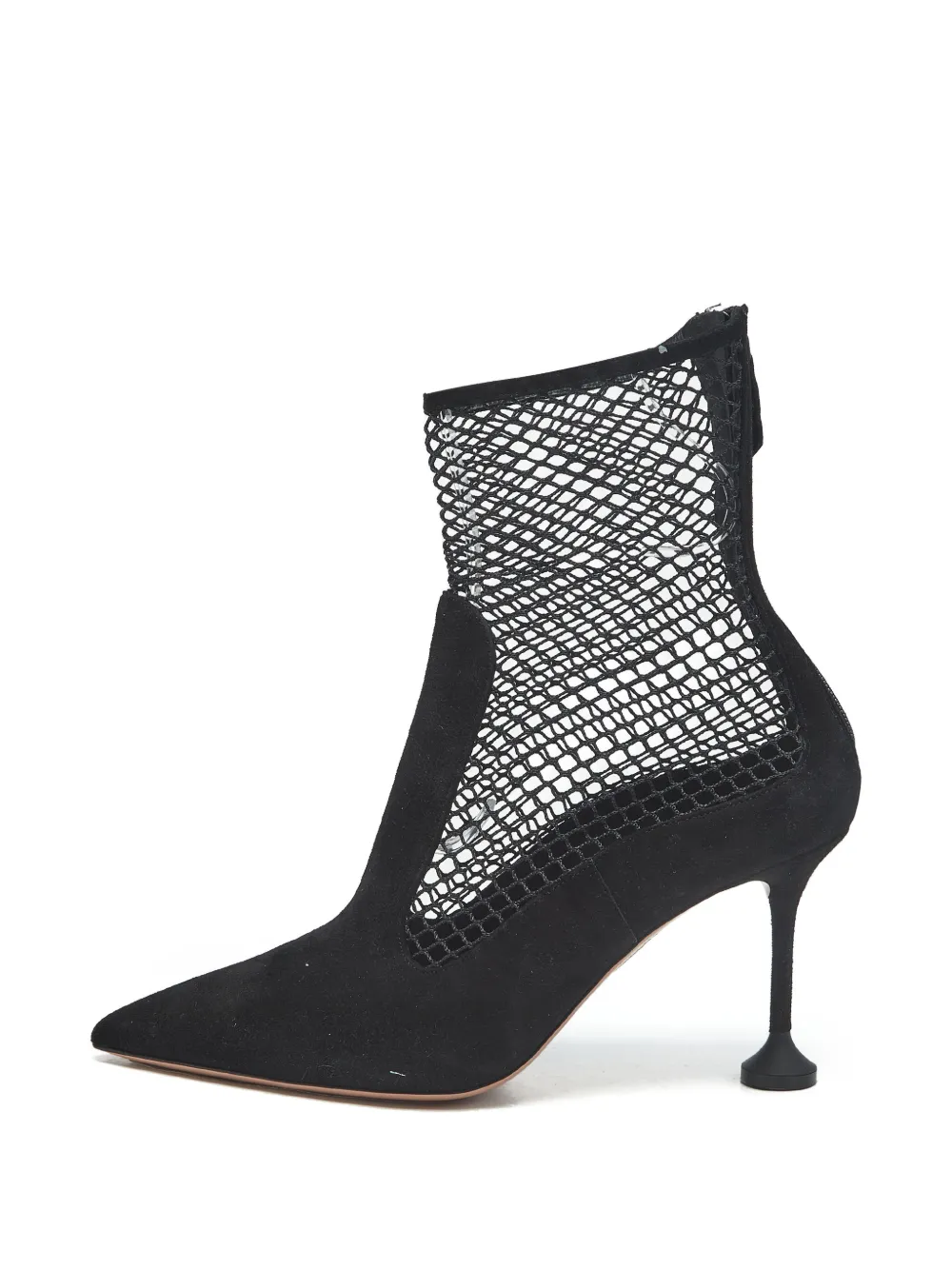 Aquazzura Dawn mesh ankle boots - Nero