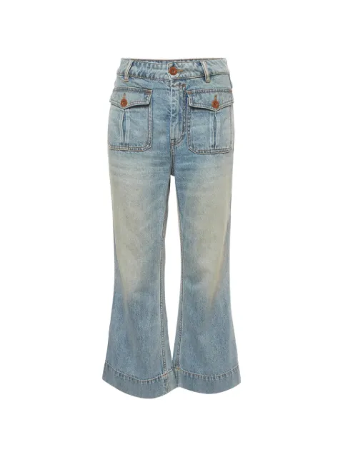 ZIMMERMANN Raie flared utility jeans