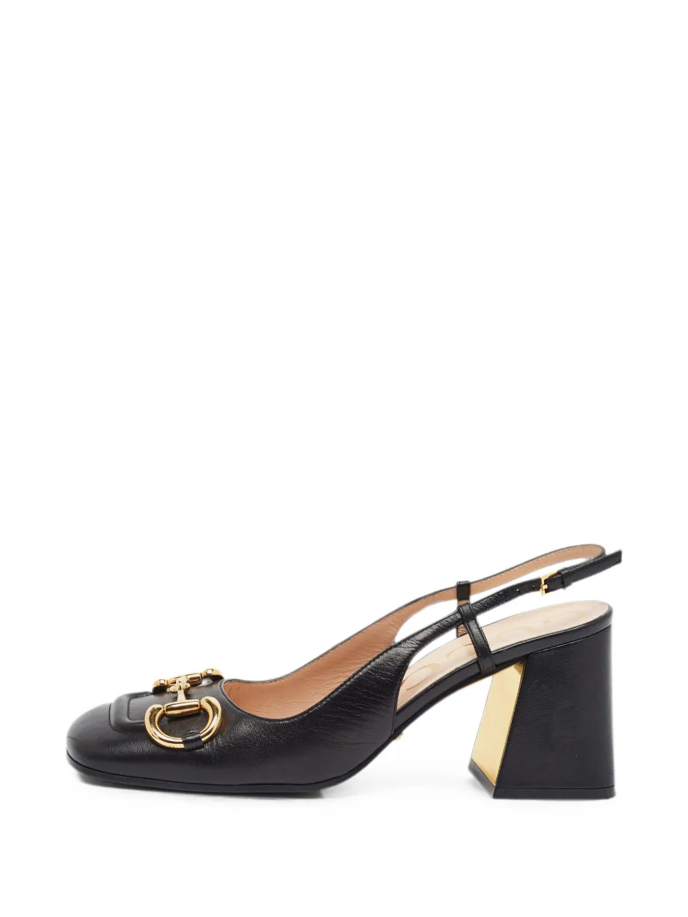 Gucci Pre-Owned Horsebit slingback pumps - Schwarz