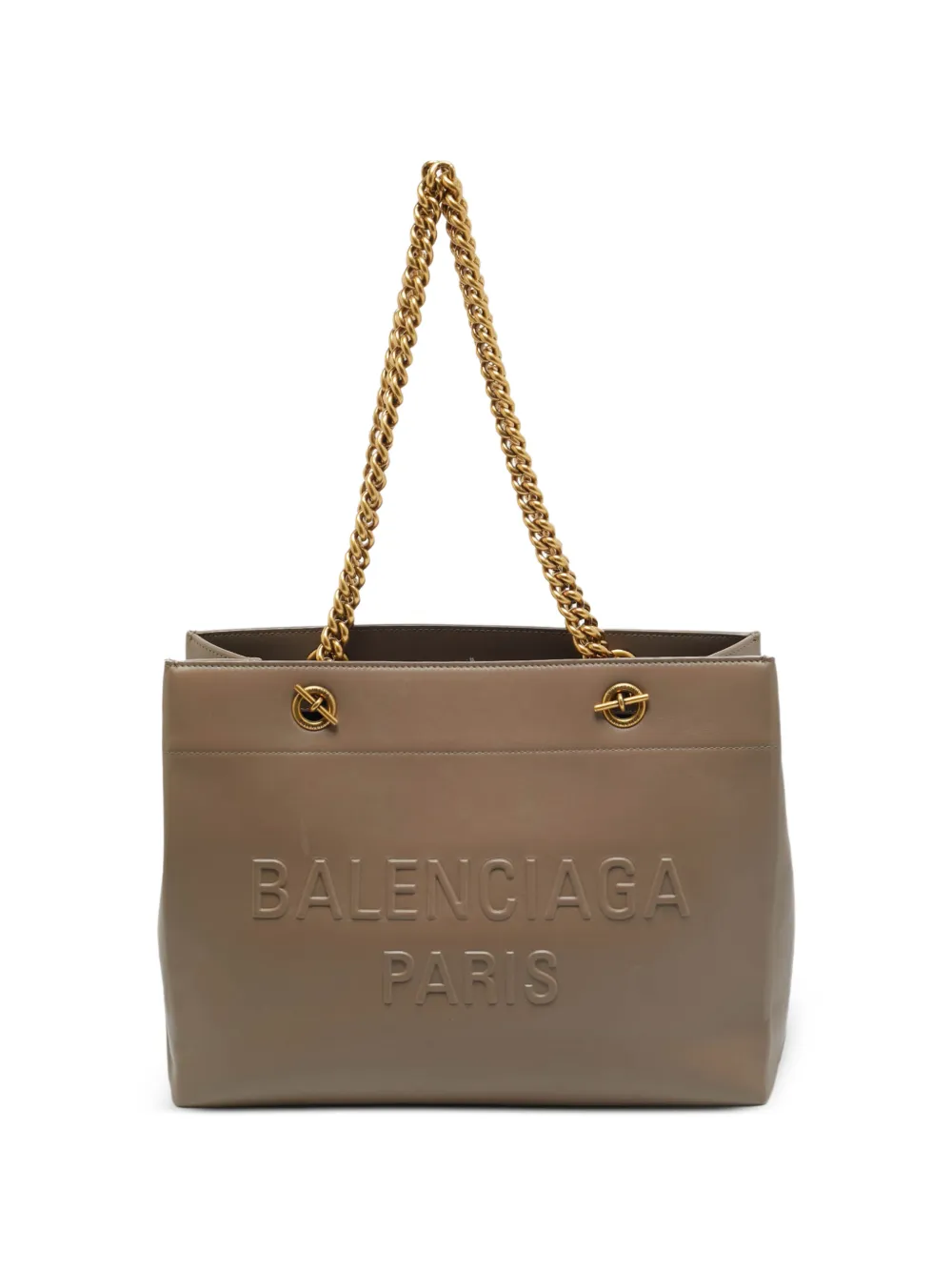 Balenciaga Pre-Owned medium Duty Free embossed tote bag - Marrone