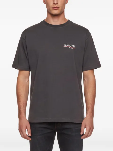 Balenciaga Pre-Owned 2021 Political Campaign logo t-shirt