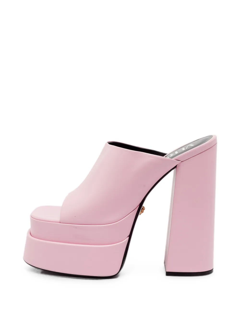 Versace Pre-Owned square-toe sandals - Rosa