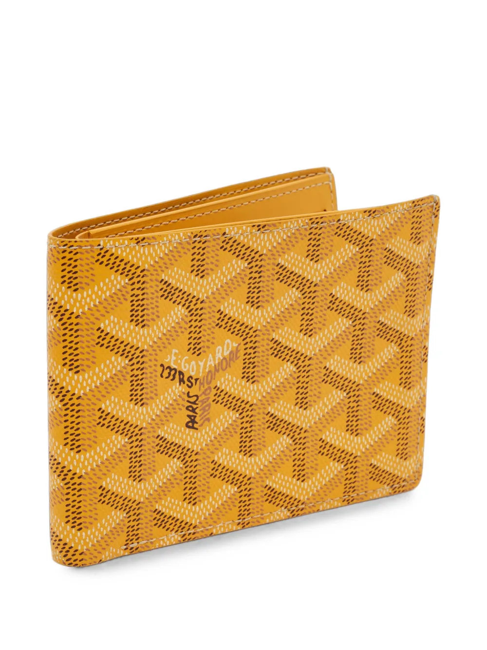 Goyard Pre-Owned 2018 Victoire Goyardine bifold wallet - Giallo