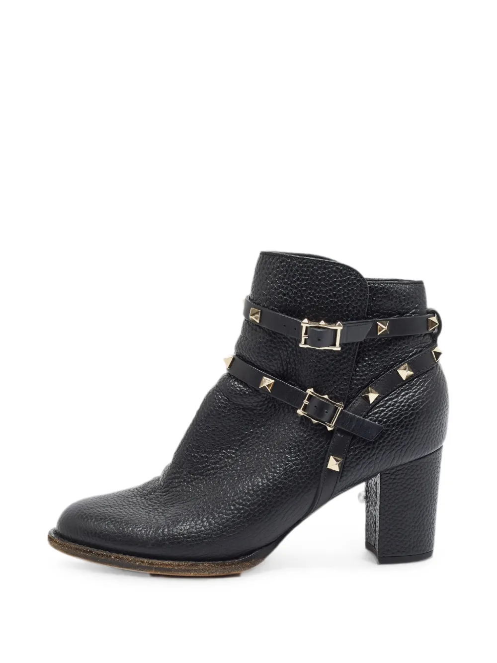 Valentino Garavani Pre-Owned Rockstud cage ankle boots - Schwarz
