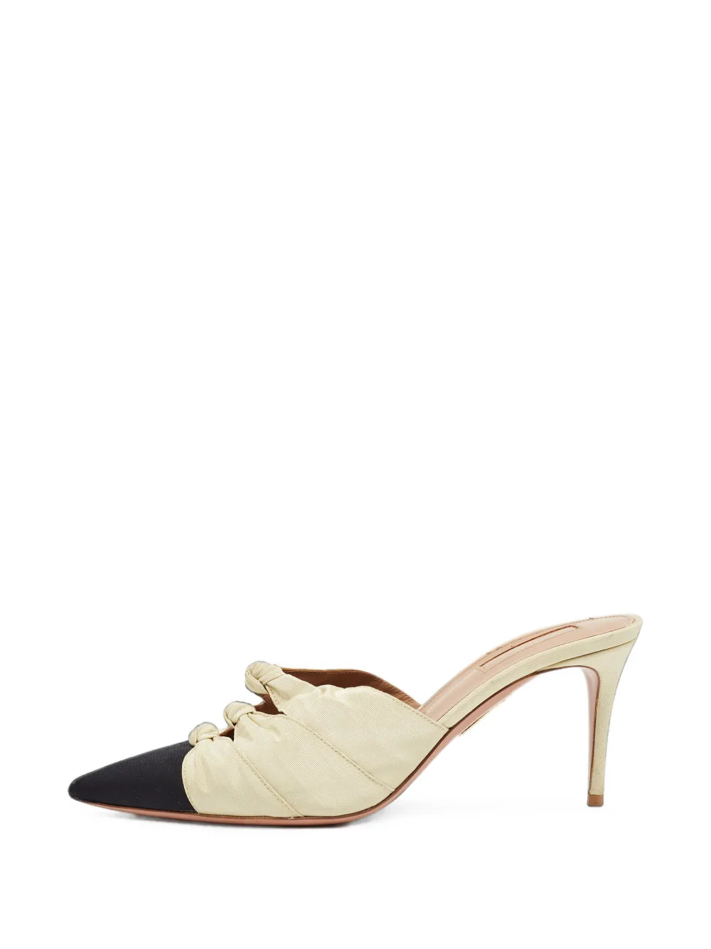 Aquazzura Mondaine knotted mules - Toni neutri