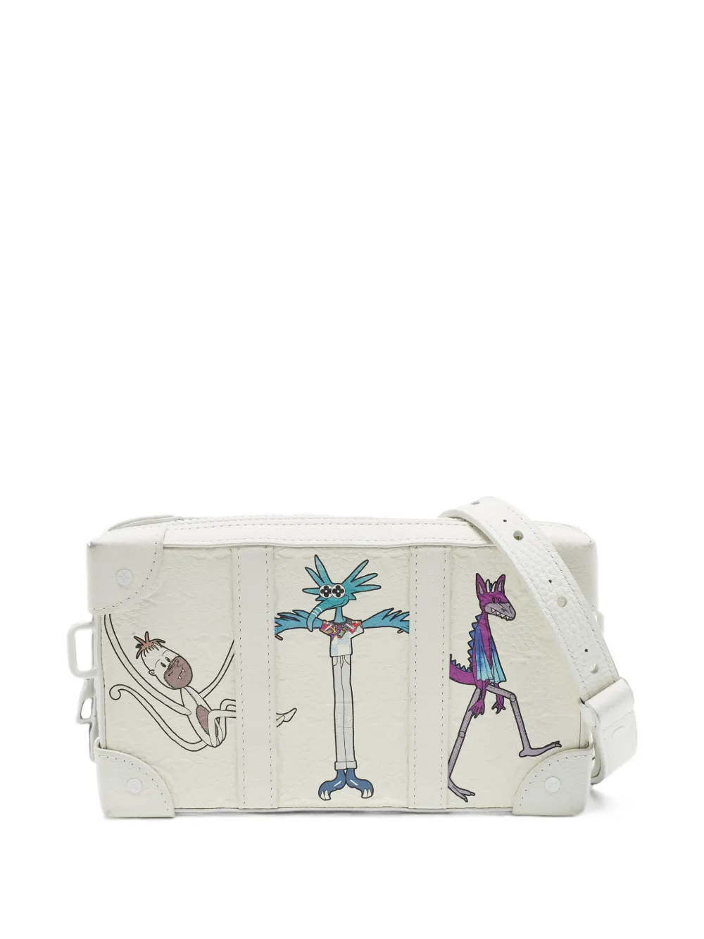 Louis Vuitton Pre-Owned 2020 Soft Trunk LV Friends Portemonnaie aus Leder - Weiß