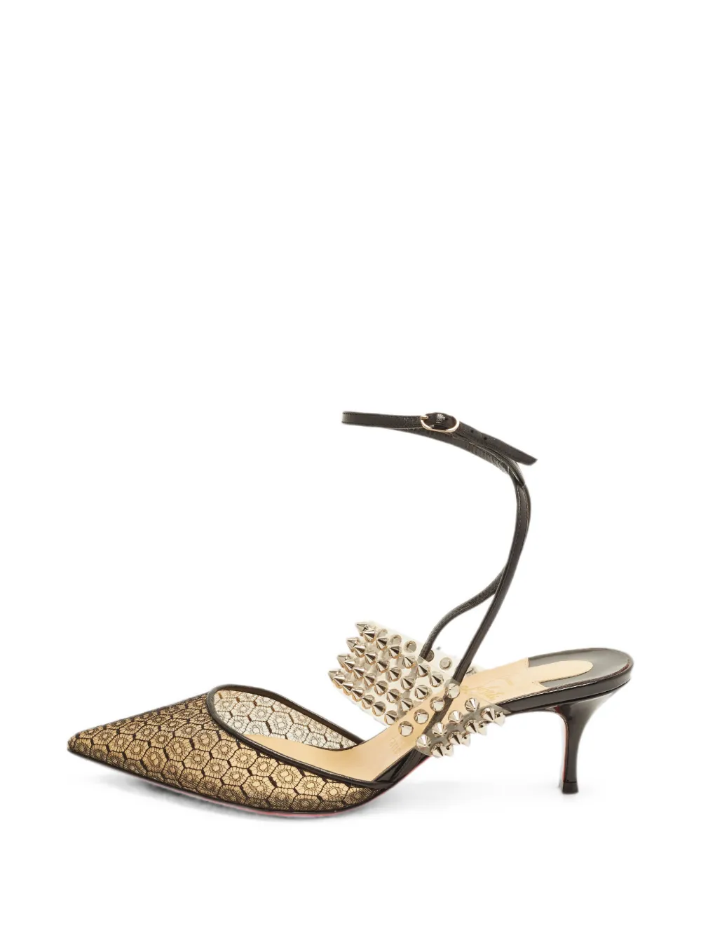 Christian Louboutin Pre-Owned Levita studded pumps - Schwarz