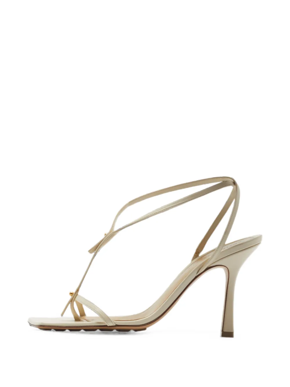 Bottega Veneta Pre-Owned Stretch T-strap sandals - Nude