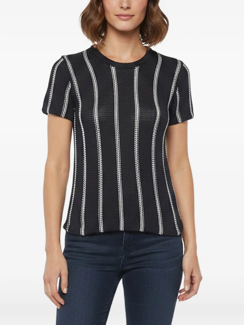 Theory striped knit top - Nero