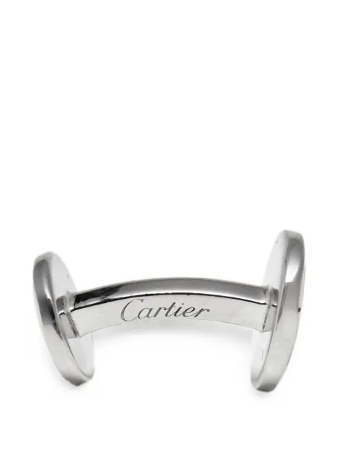 Cartier Santos screw-motif cufflinks