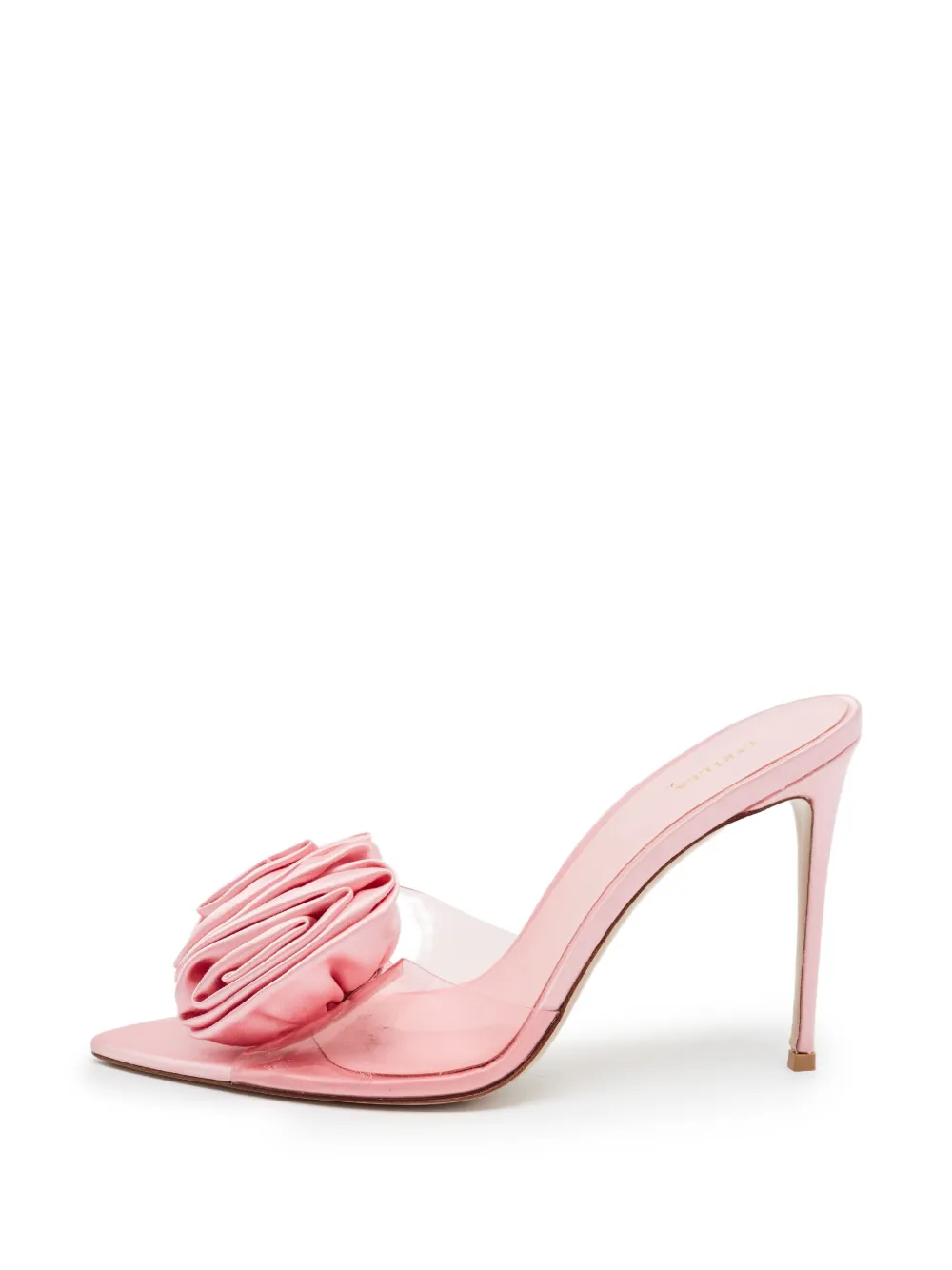 Le Silla rosette-detail pointed-toe sandals - Rosa