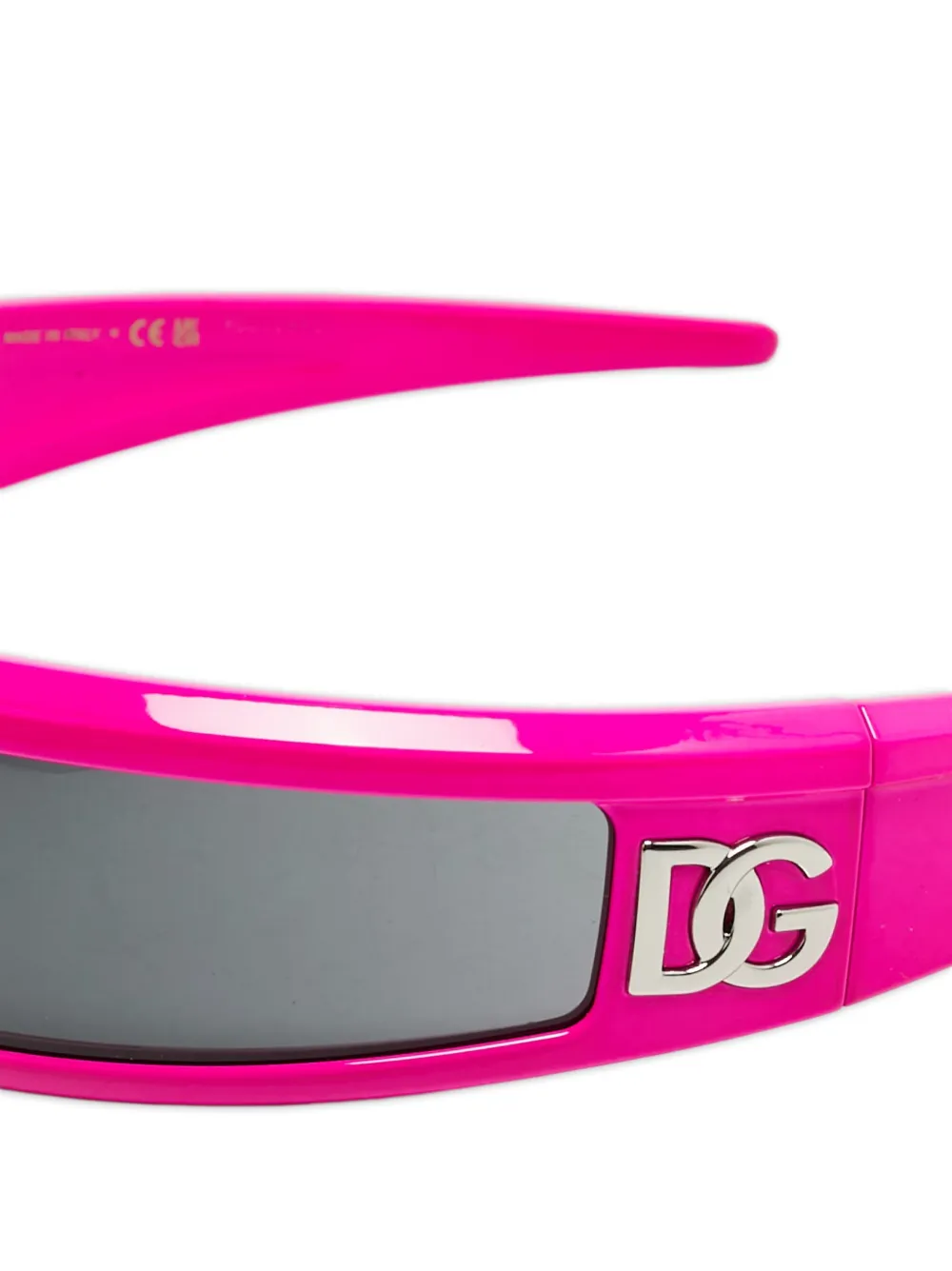 Dolce & Gabbana Pre-Owned DG6181 zonnebril met shield montuur Roze