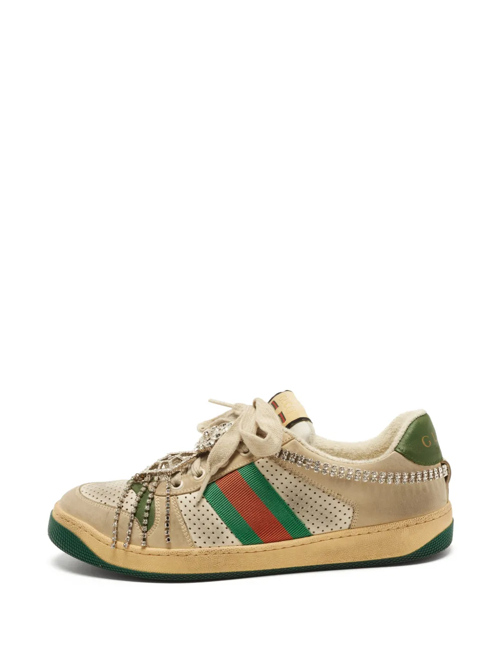 Gucci Pre-Owned Screener leather sneakers - Toni neutri