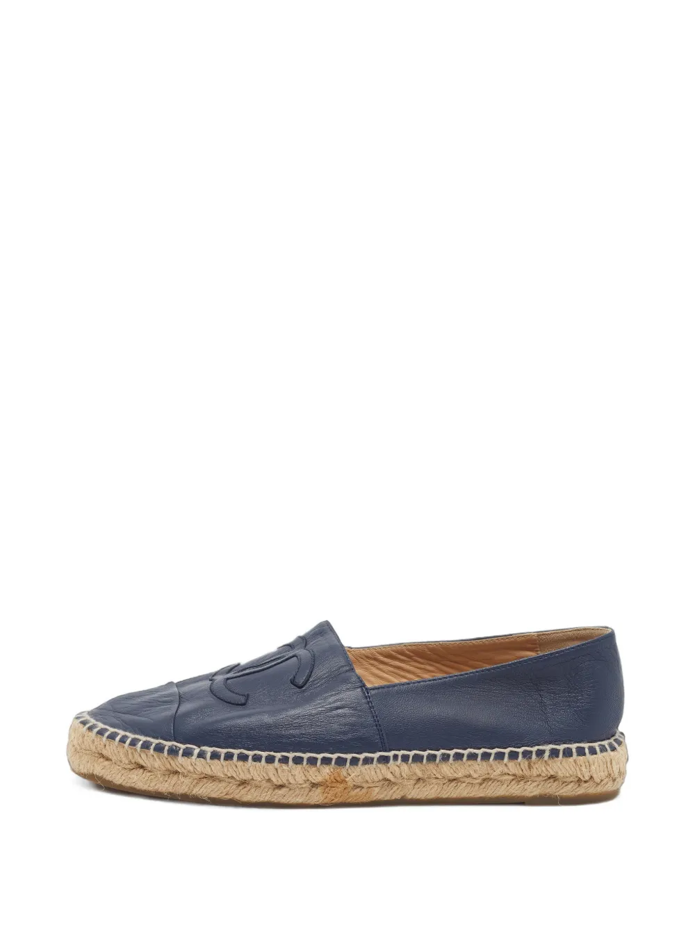 CHANEL Pre-Owned CC cap-toe espadrilles - Blau