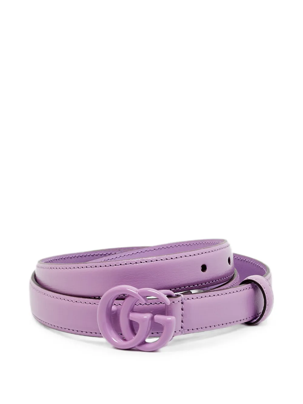 Gucci Pre-Owned GG Marmont logo-buckle belt - Viola