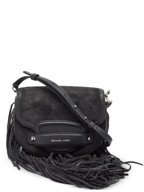 Michael Kors Vintage bolsa crossbody mini de piel con flecos