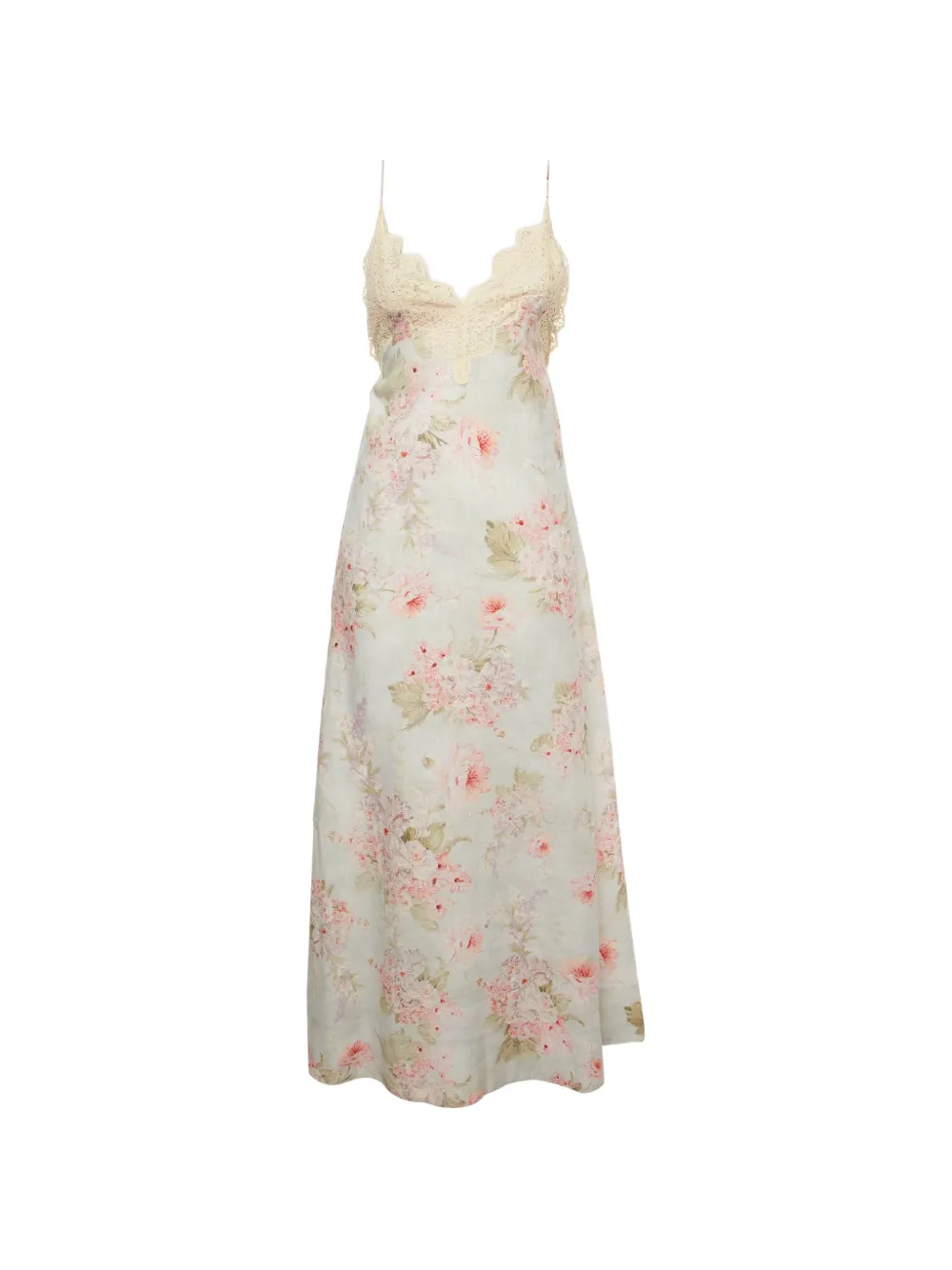 ZIMMERMANN Halliday floral-print maxi dress - Blau