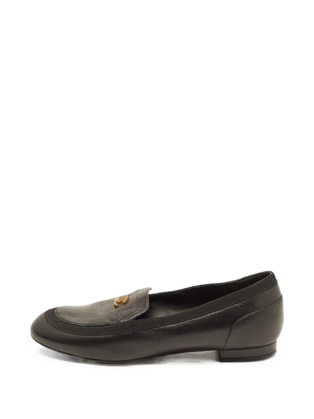 CHANEL Pre-Owned CC-logo loafers - Schwarz