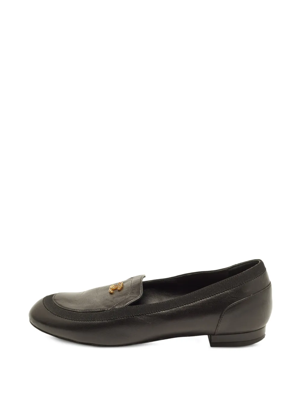 CHANEL Pre-Owned CC-logo loafers - Nero