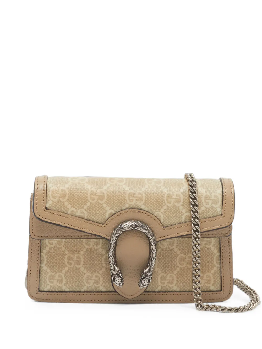 Gucci Pre-Owned mini Dionysus GG Supreme shoulder bag - Toni neutri
