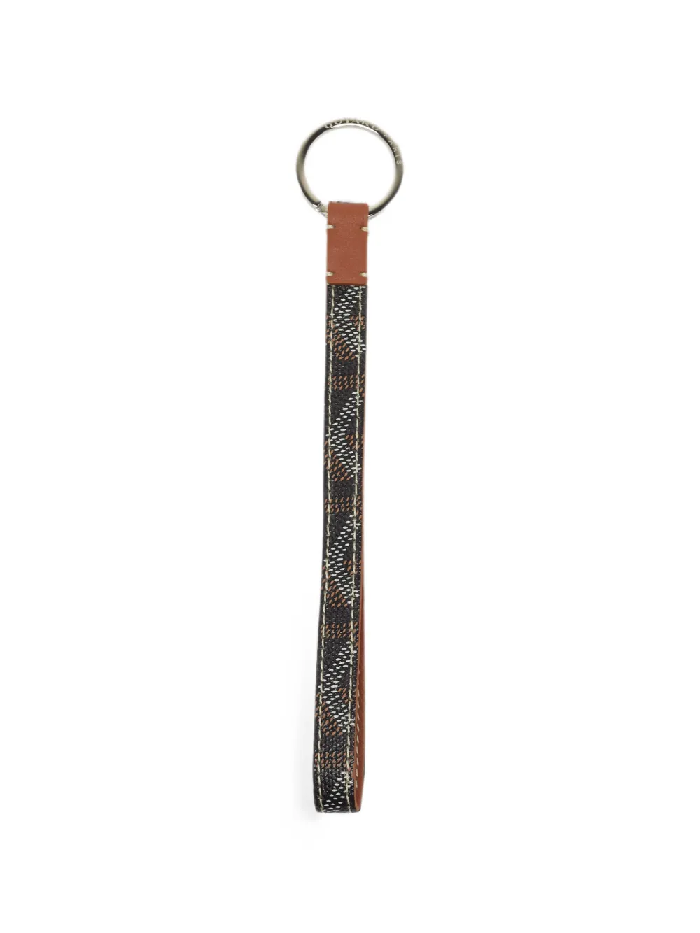 Goyard Pre-Owned Sesame Goyardine key ring - Braun