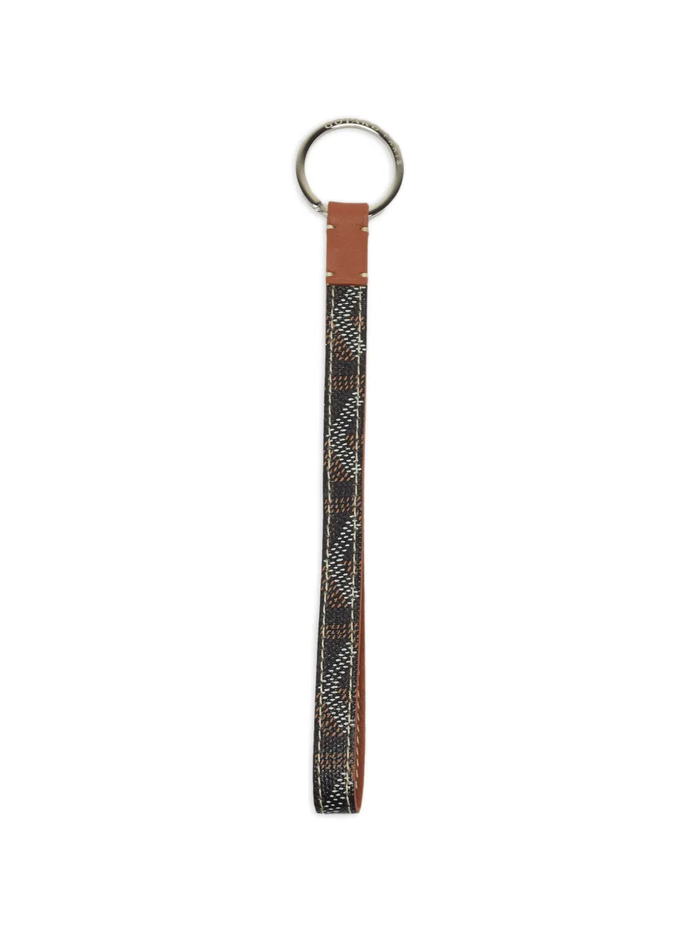 Goyard Pre-Owned Sesame Goyardine key ring - Marrone