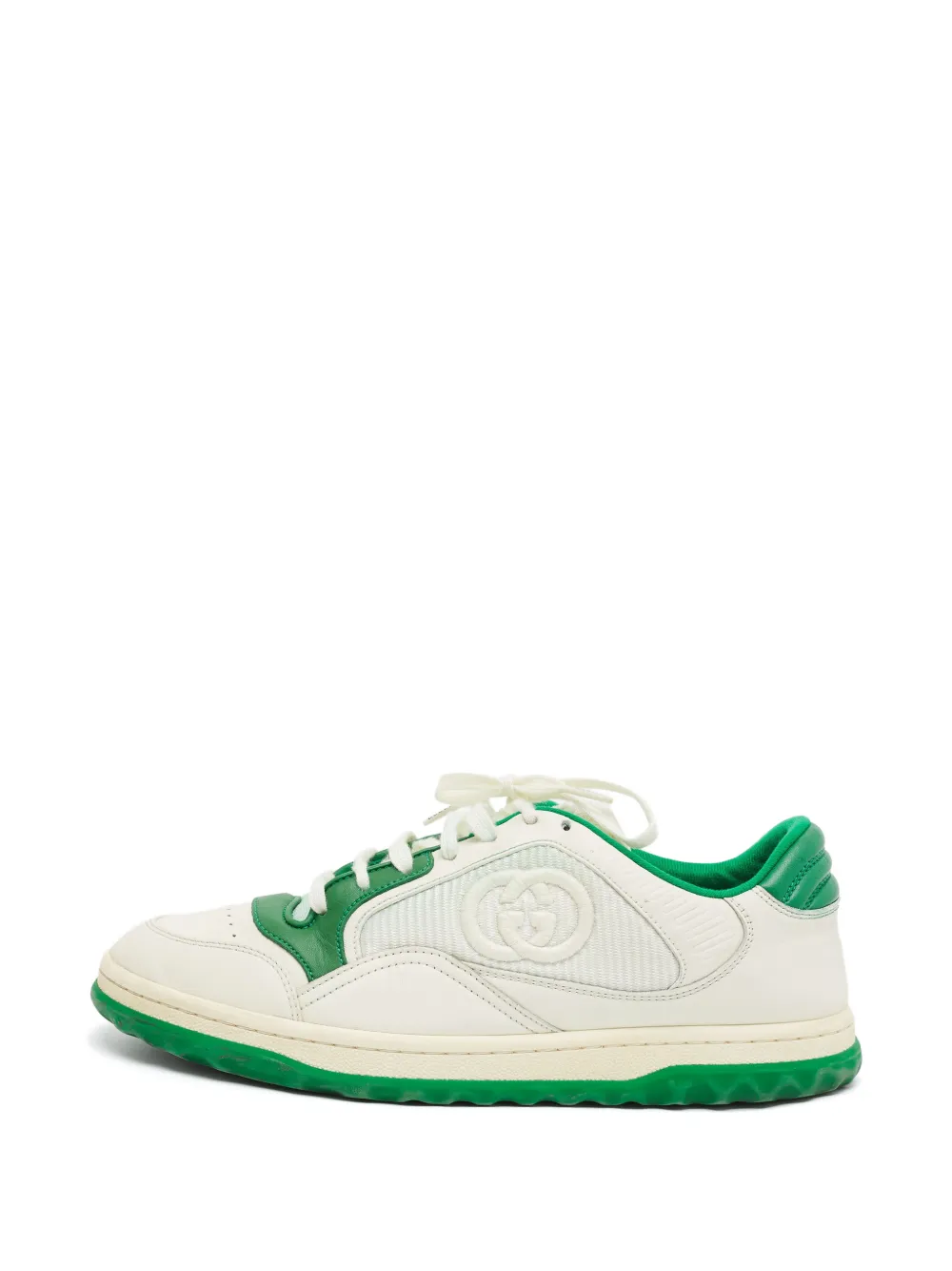 Gucci Pre-Owned MAC80 interlocking-G sneakers - Bianco