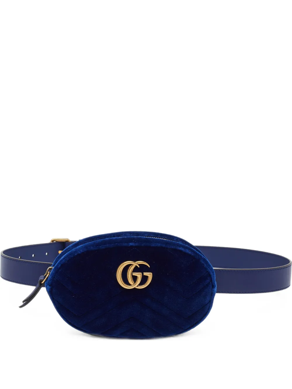 Gucci Pre-Owned Marsupio GG Marmont mini matelassé - Blu