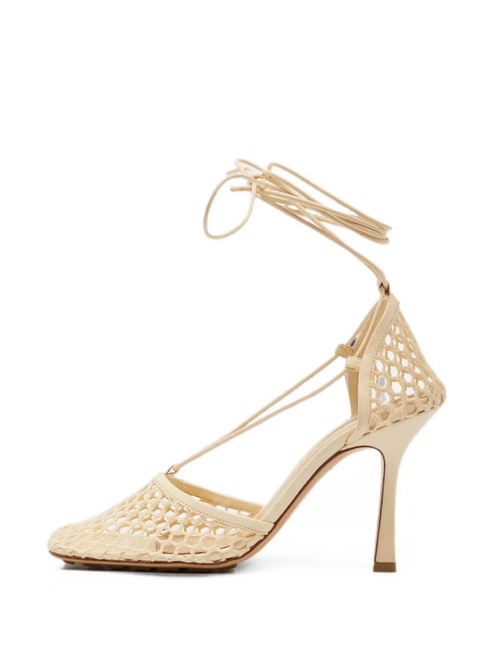 Bottega Veneta Pre-Owned Stretch ankle strap pumps - Weiß