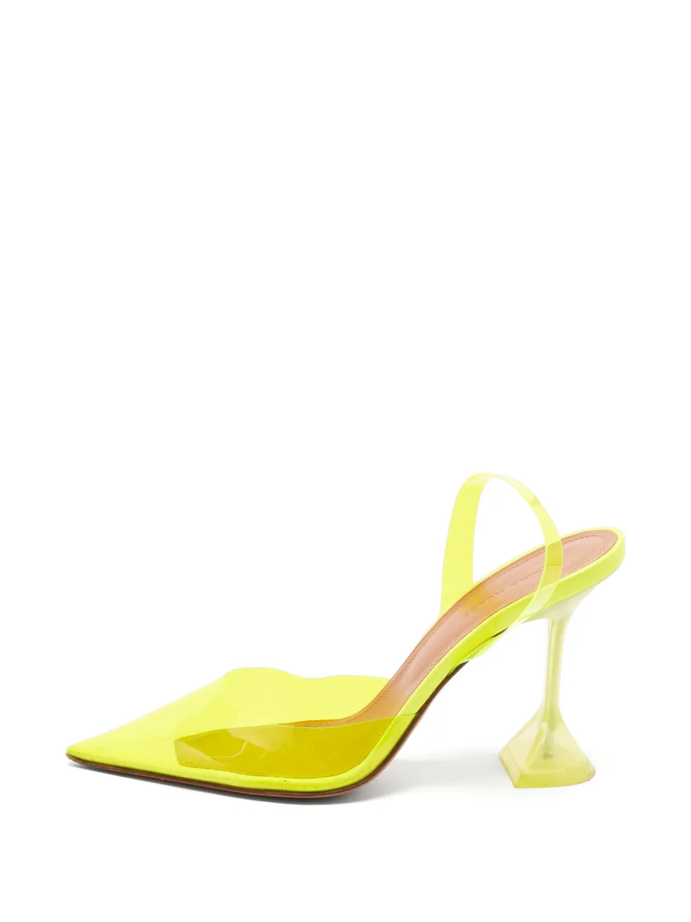 Amina Muaddi Holli slingback pumps - Gelb
