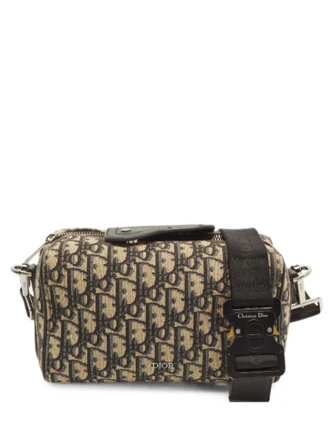 Christian Dior Pre-Owned 22 Lingot Oblique-canvas messenger bag