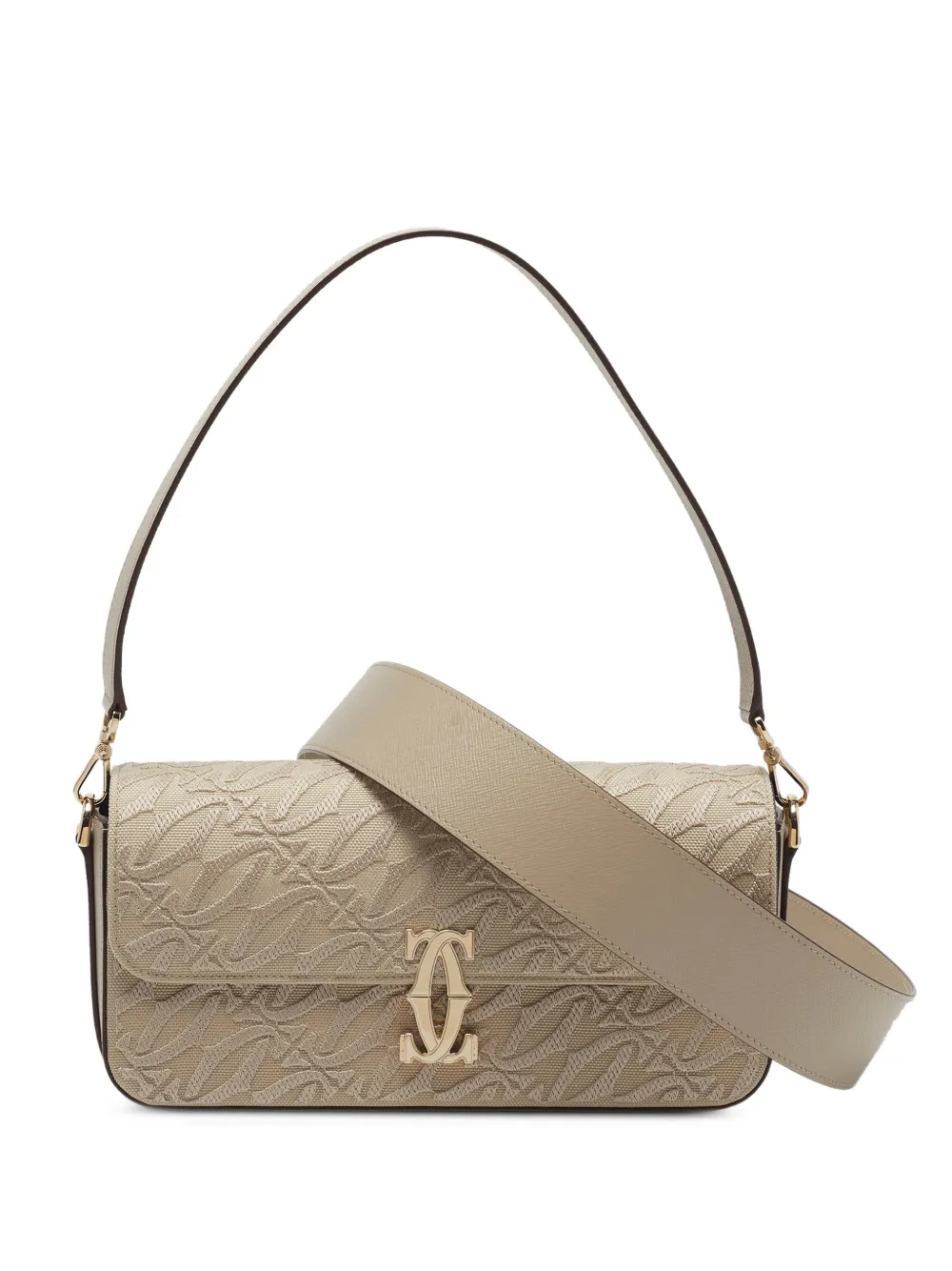 Cartier C De Cartier monogram shoulder bag - Toni neutri