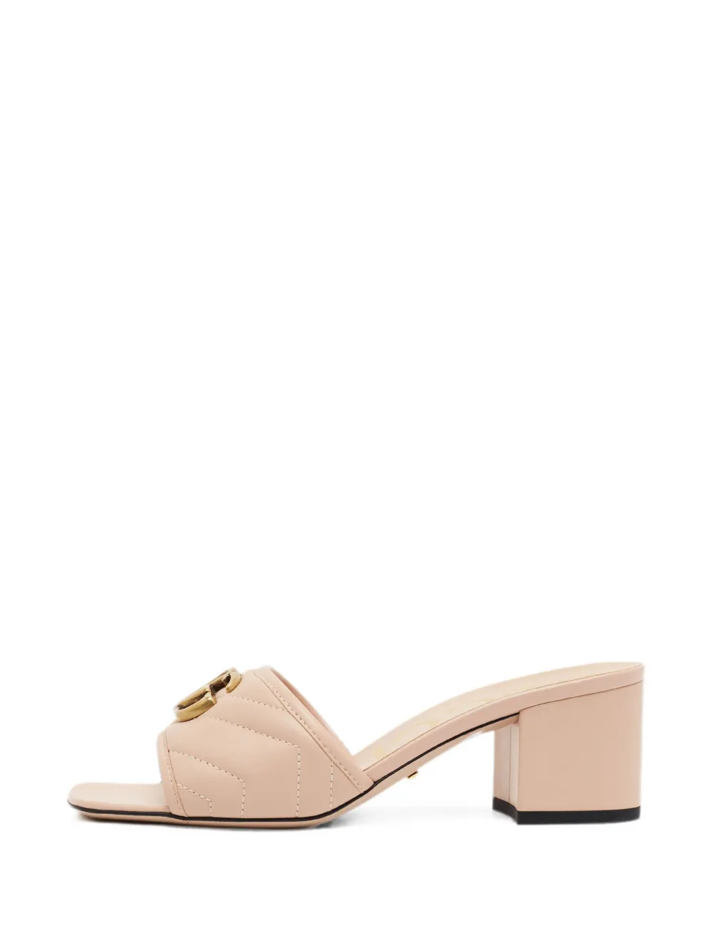 Gucci Pre-Owned GG Marmont quilted sandals - Rosa