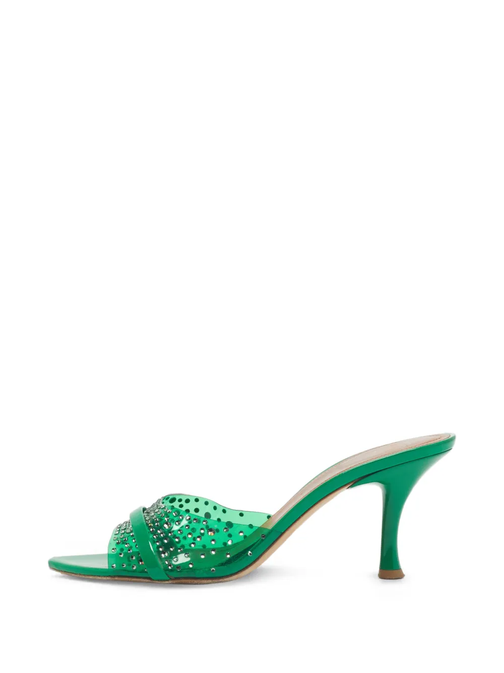Malone Souliers Julia crystal-embellished mules - Verde