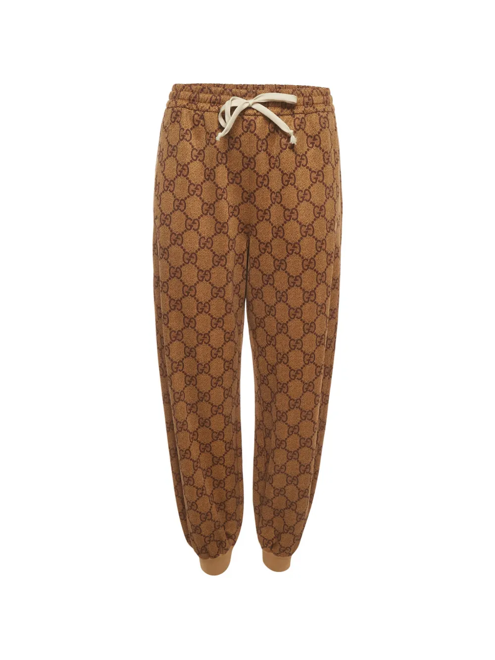 Gucci Pre-Owned GG Monogram drawstring track pants - Braun