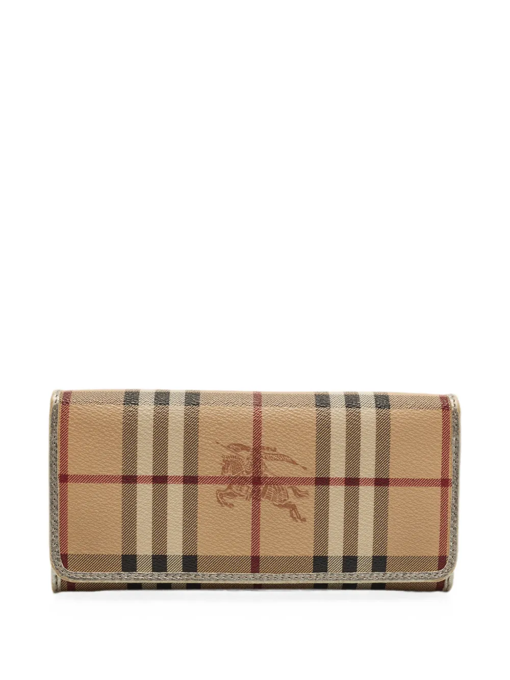Burberry Pre-Owned Winsley Haymarket foldover-top wallet - Toni neutri