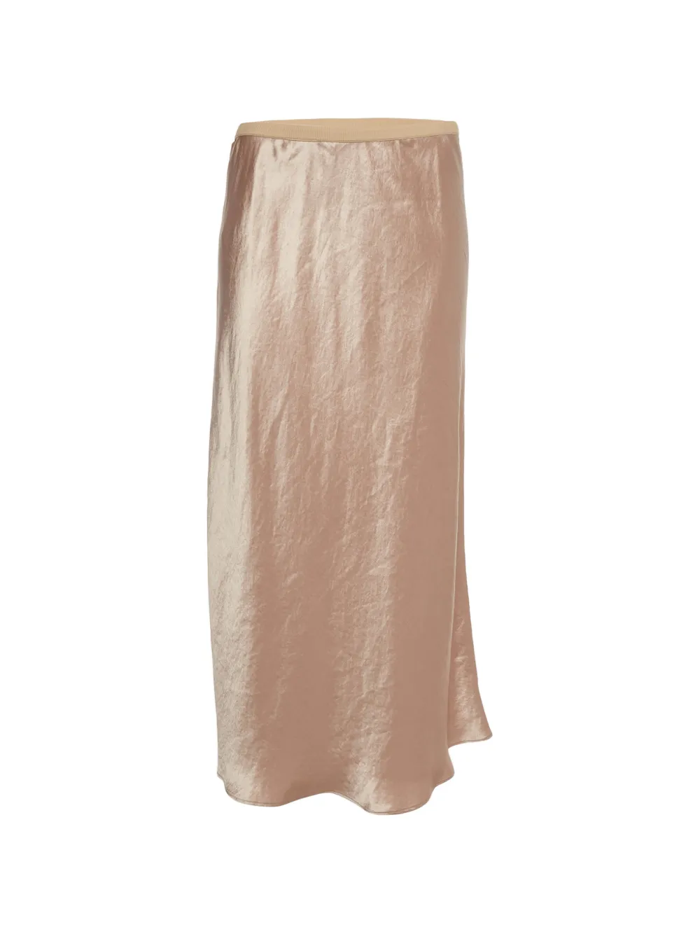 Max Mara A-line satin midi skirt - Toni neutri