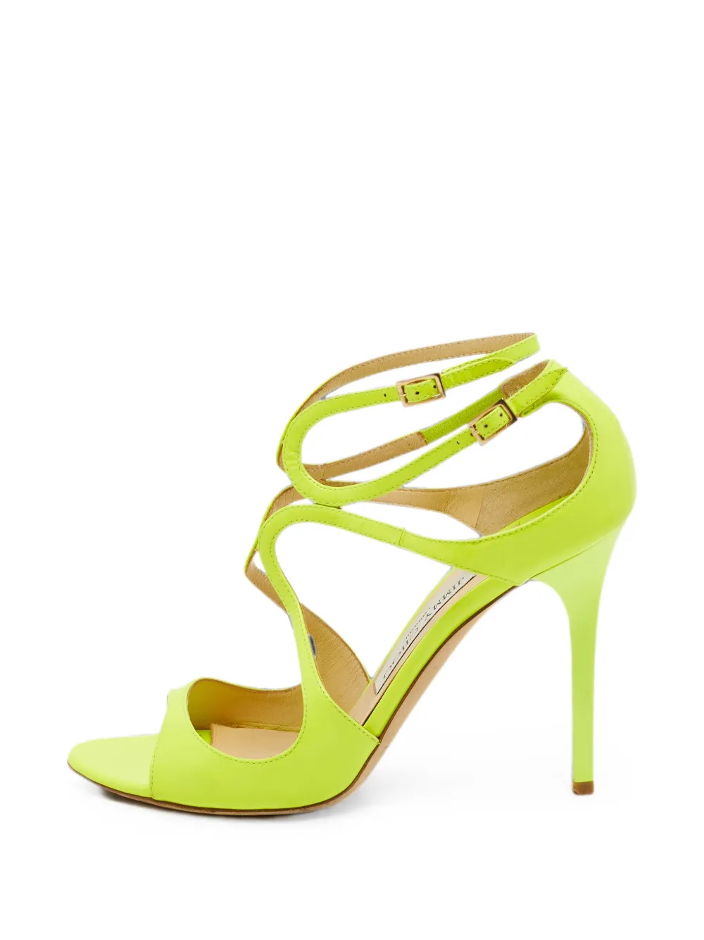 Jimmy Choo Pre-Owned Lance ankle-strap sandals - Gelb