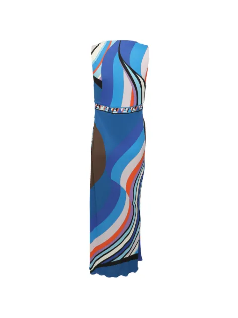 PUCCI Pre-Owned midi geometric-print sleeveless dress
