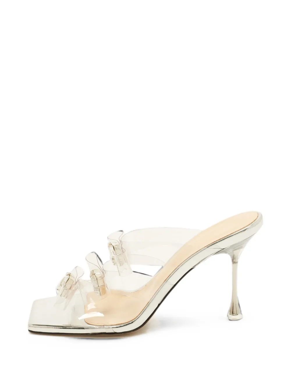 MACH & MACH French Triple Bow sandals - Weiß