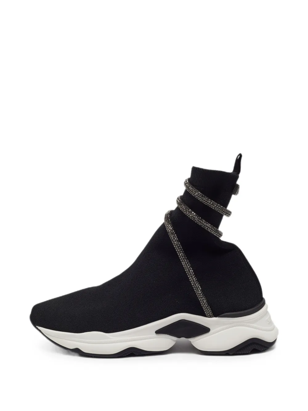 René Caovilla Cleo high-top sneakers - Schwarz