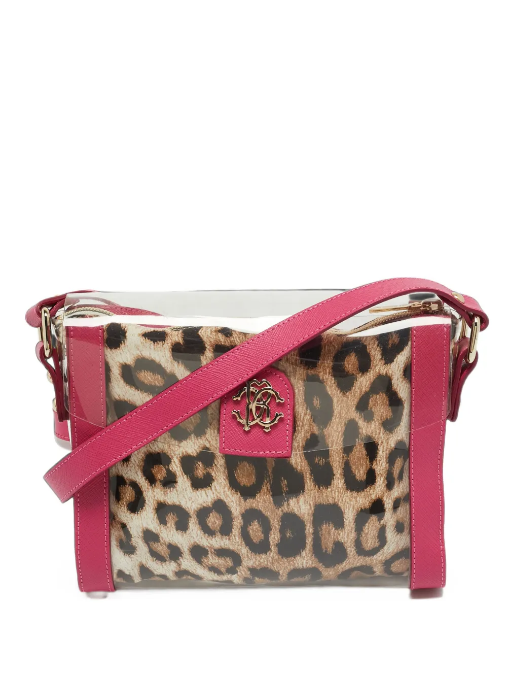 Roberto Cavalli Vintage leopard-print crossbody bag - Neutrals