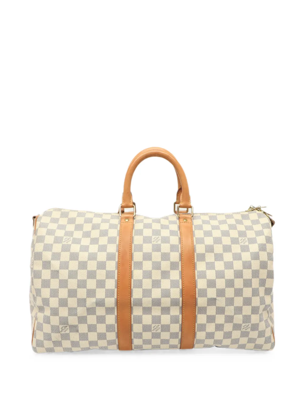 Louis Vuitton Pre-Owned 2015 45 Damier Azur Keepall Bandoulière duffeltas Beige