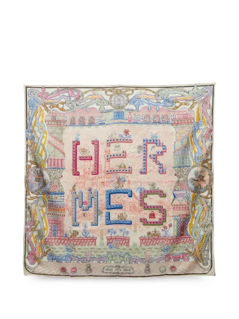 Hermès Pre-Owned Super Silk Quest scarf