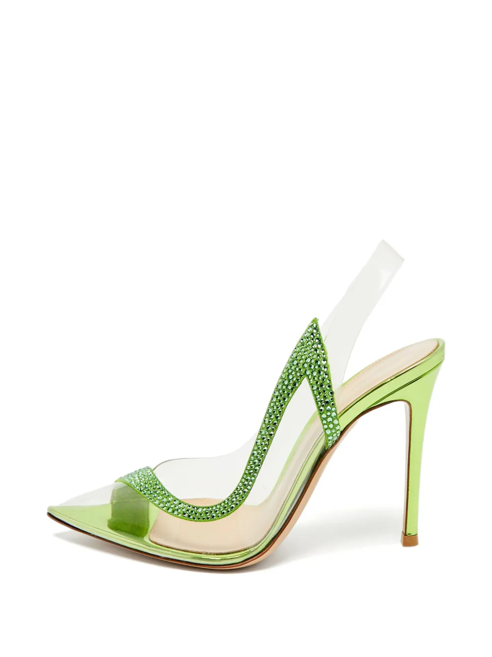 Gianvito Rossi Hortensia slingback pumps - Grün